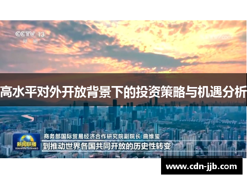 高水平对外开放背景下的投资策略与机遇分析